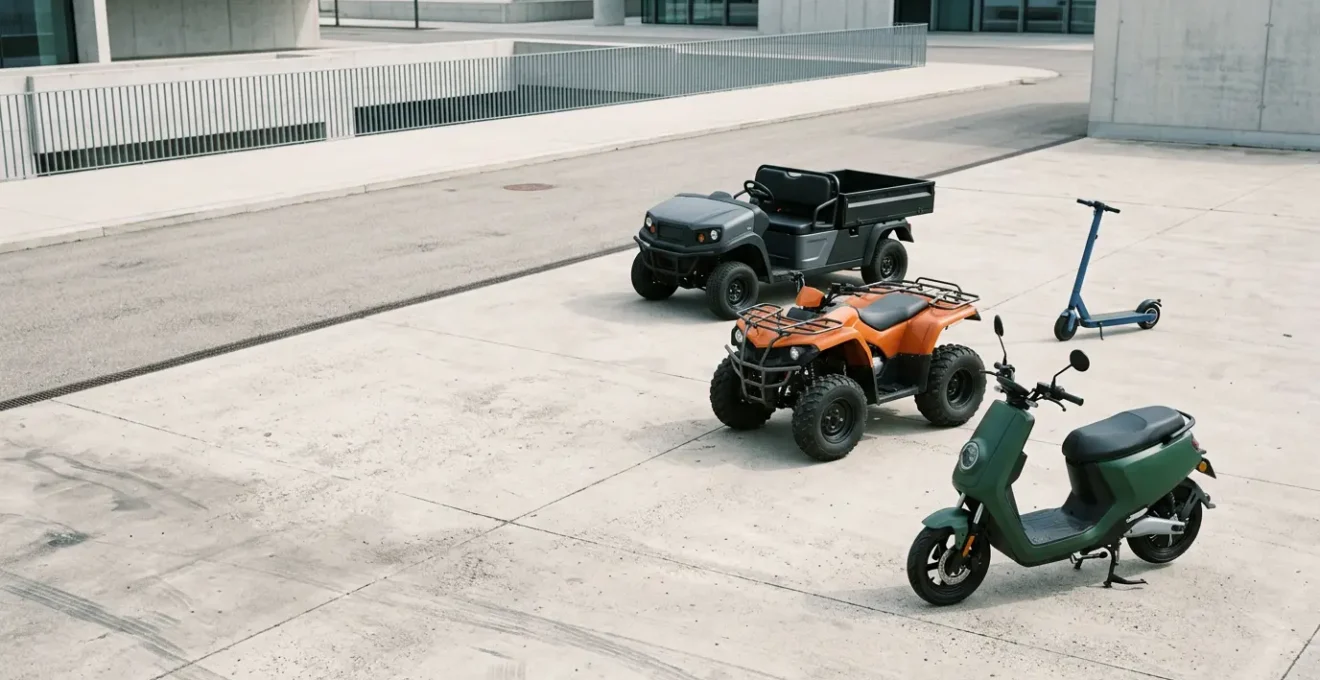 Assurance pour engins motorises non standard comme trottinettes electriques quads et voiturettes