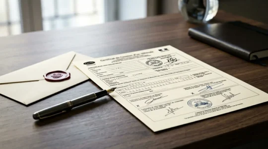 Document officiel de cession de véhicule illustrant le transfert de responsabilité assurantielle