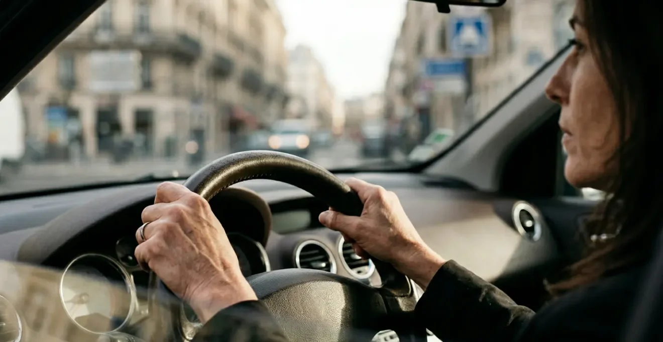 Conducteur au volant cherchant une solution d'assurance après résiliation pour malus élevé