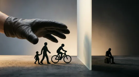Concept visuel de la responsabilité civile en assurance automobile protégeant uniquement les victimes tierces