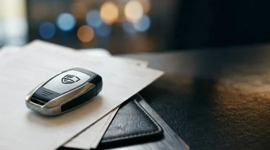 Vue détaillée d'éléments automobiles illustrant l'impact du choix du modèle sur le prix de l'assurance
