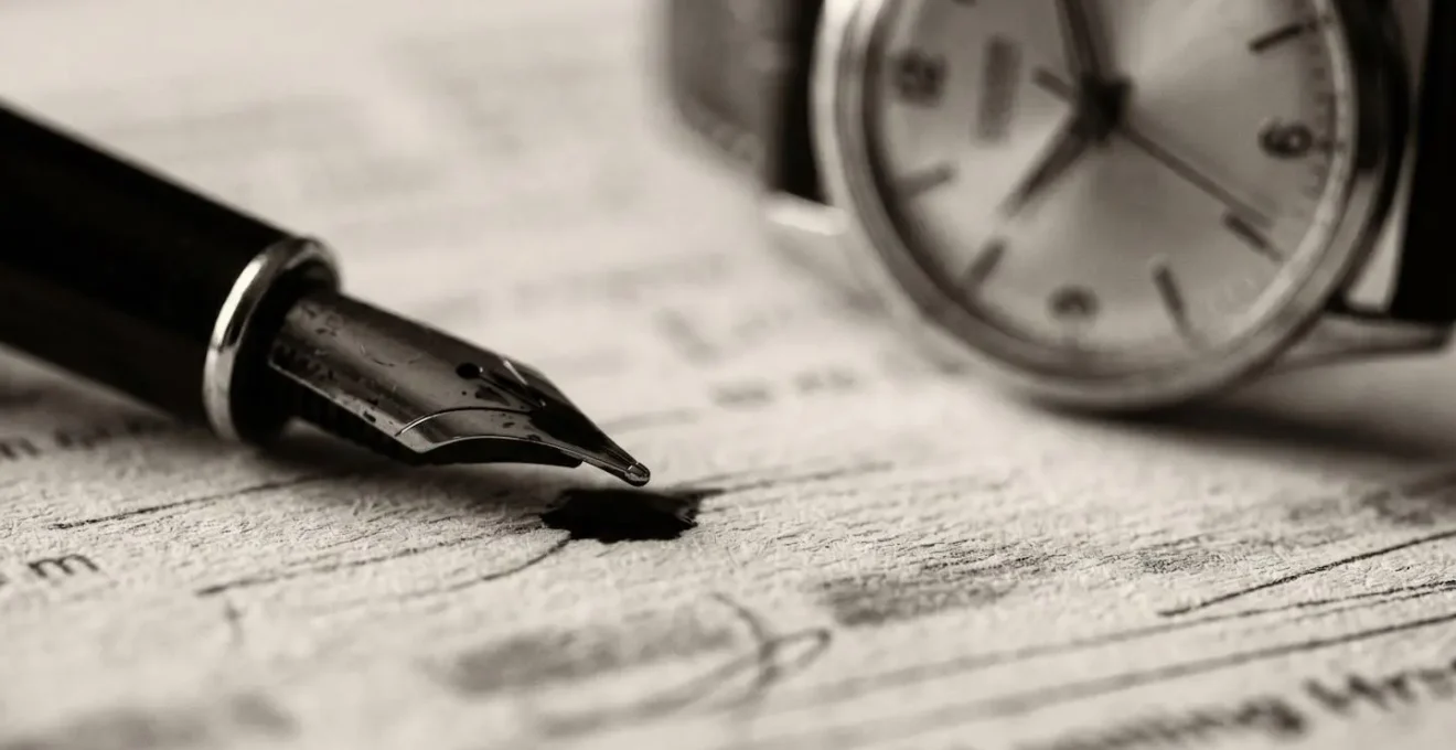 Représentation symbolique de l'urgence et de la chronologie dans les démarches administratives de succession